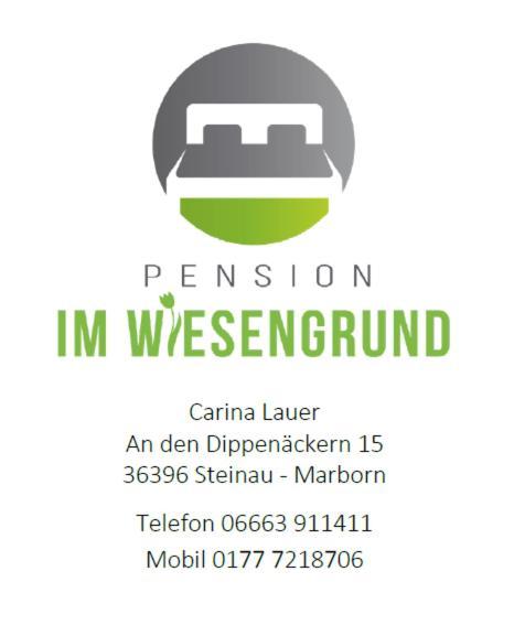 Pension Im Wiesengrund Steinau Marborn Steinau an der Straße Eksteriør bilde